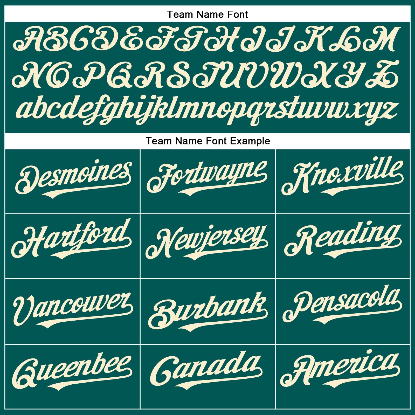 Custom Midnight Green Cream Authentic Baseball Jersey baseball jersey product view 4