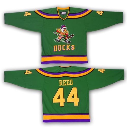Mighty Ducks #44 Fulton Reed College Football Jersey football jersey product view 1