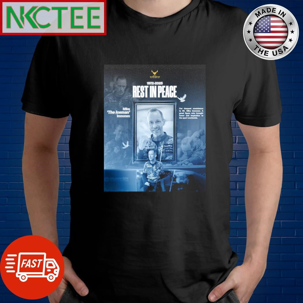 Mika Immonen 1972 2025 RIP shirt Unisex T-shirt, Sweatshirt, Hoodie, Long Sleeve Tee - T-Shirt, Sweatshirt, Hoodie