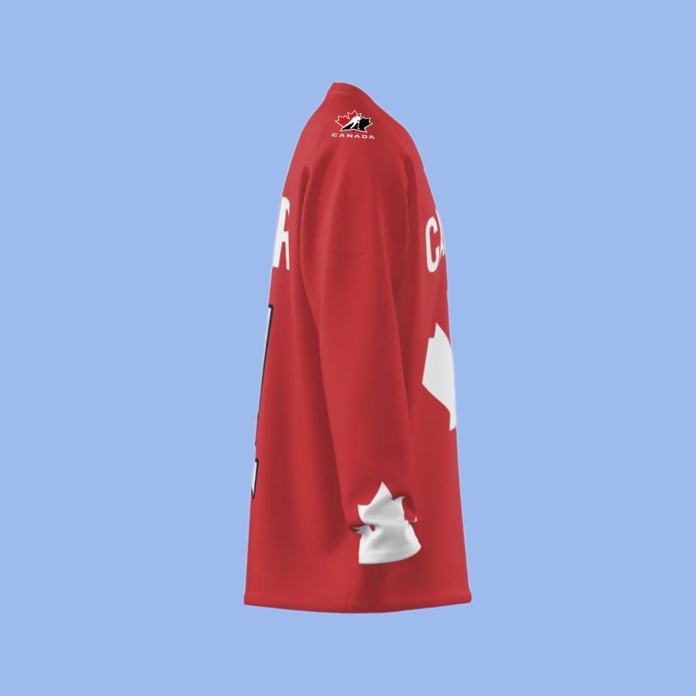 Mike Myers Wearing Canada Never 51 Hockey Jersey - Grishko.com hockey jersey product view 4