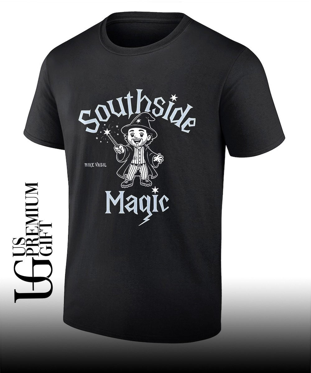 Mike Vasil Chicago White Sox baseball Southside Magic 2026 shirt Unisex T-shirt, Sweatshirt, Hoodie, Long Sleeve Tee - T-Shirt, Sweatshirt, Hoodie