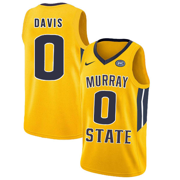 Mike Davis 0 Yellow College Football Jersey football jersey product view 1