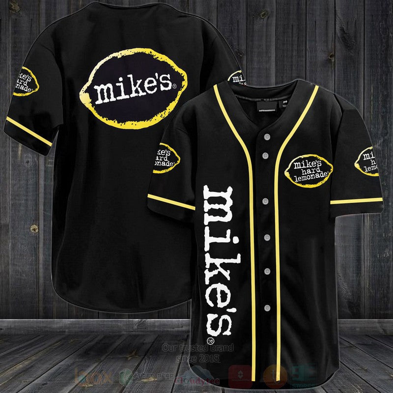 FASHION Mikes Hard Lemonade Baseball Jerseys Botton Shirt baseball jersey product view 1
