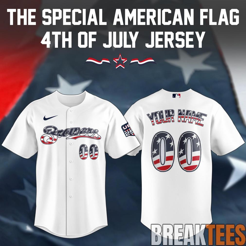Milwaukee Brewers America250 2026 Special Edition Jersey Unisex T-shirt, Sweatshirt, Hoodie, Long Sleeve Tee - T-Shirt, Sweatshirt, Hoodie