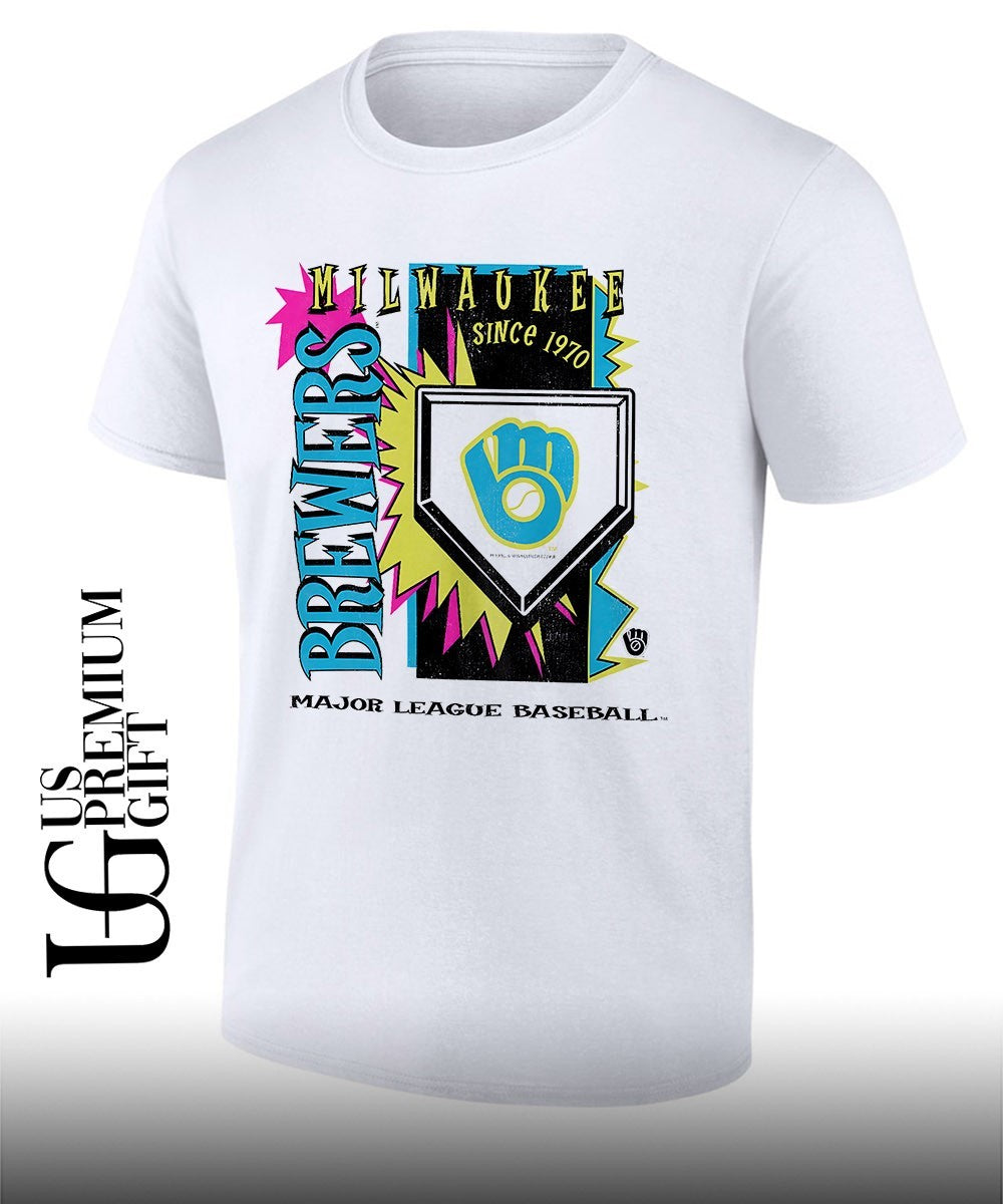 Milwaukee Brewers Major League baseball since 1970 Cooperstown Neon shirt Unisex T-shirt, Sweatshirt, Hoodie, Long Sleeve Tee - T-Shirt, Sweatshirt, Hoodie