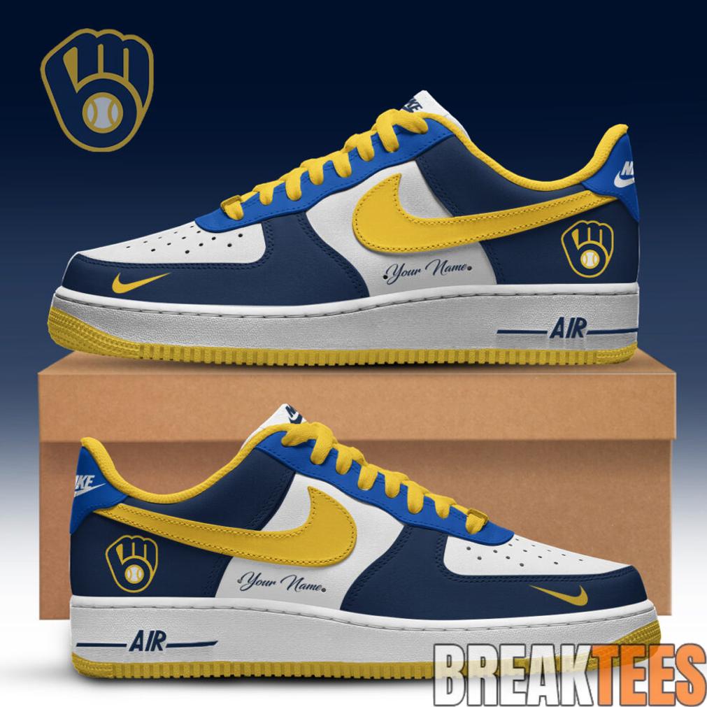 Milwaukee Brewers Special Edition 2026 Air Force 1 Unisex T-shirt, Sweatshirt, Hoodie, Long Sleeve Tee - T-Shirt, Sweatshirt, Hoodie