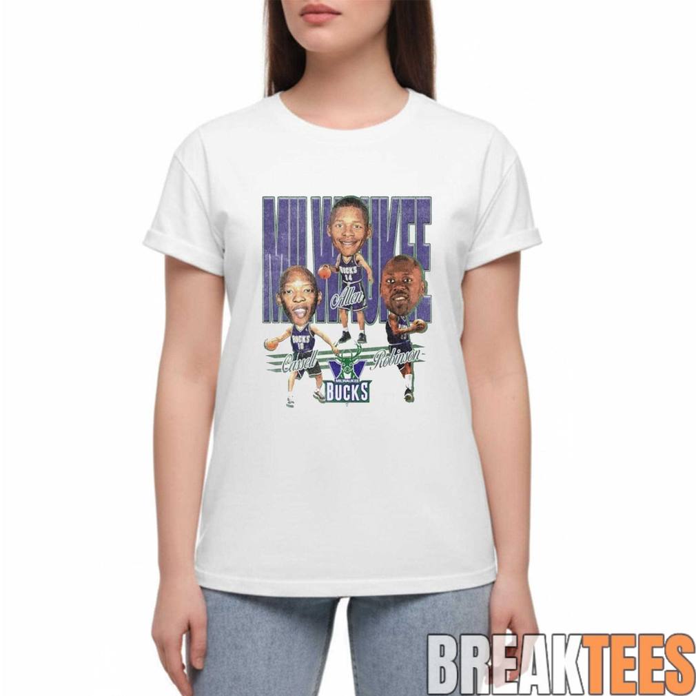 Milwaukee Bucks Ray Allen Sam Cassell Glenn Robinson NBA Players Shirt Unisex T-shirt, Sweatshirt, Hoodie, Long Sleeve Tee - T-Shirt, Sweatshirt, Hoodie