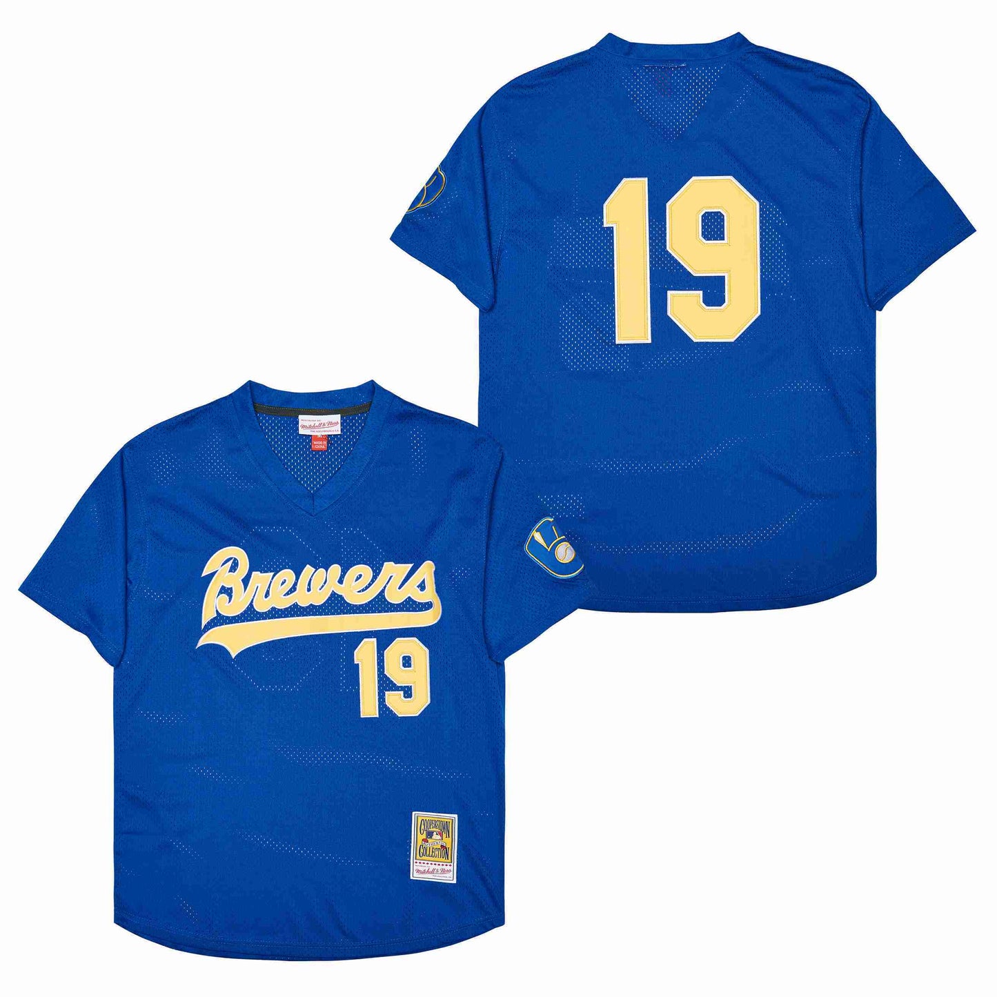 Milwaukee Brewers Brewers 19BP Edition Retro Baseball Jersey baseball jersey product view 1