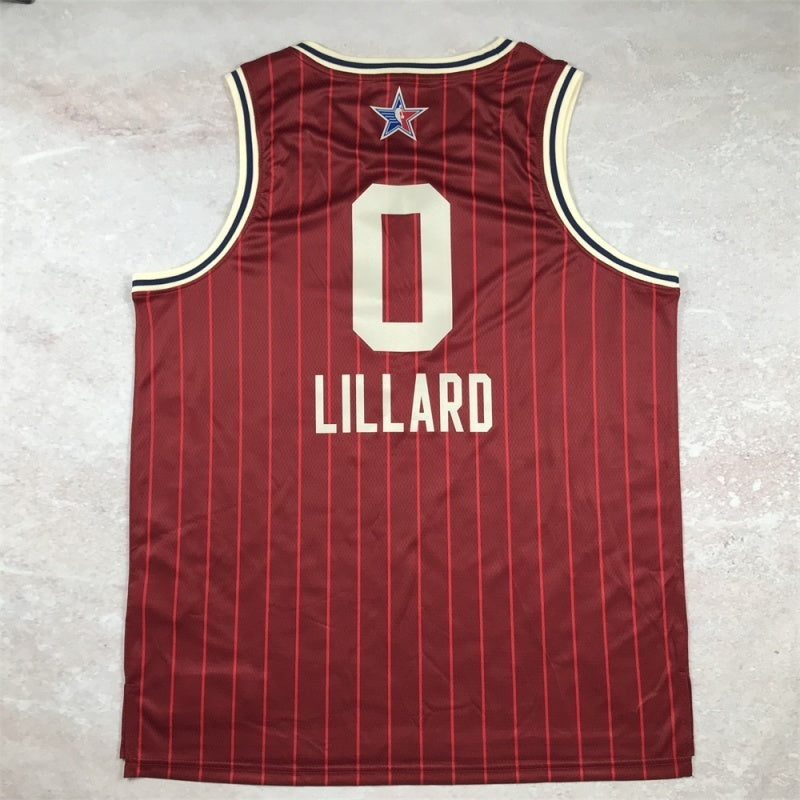 Milwaukee Bucks #0 Damian Lillard Basketball Jersey basketball jersey product view 1