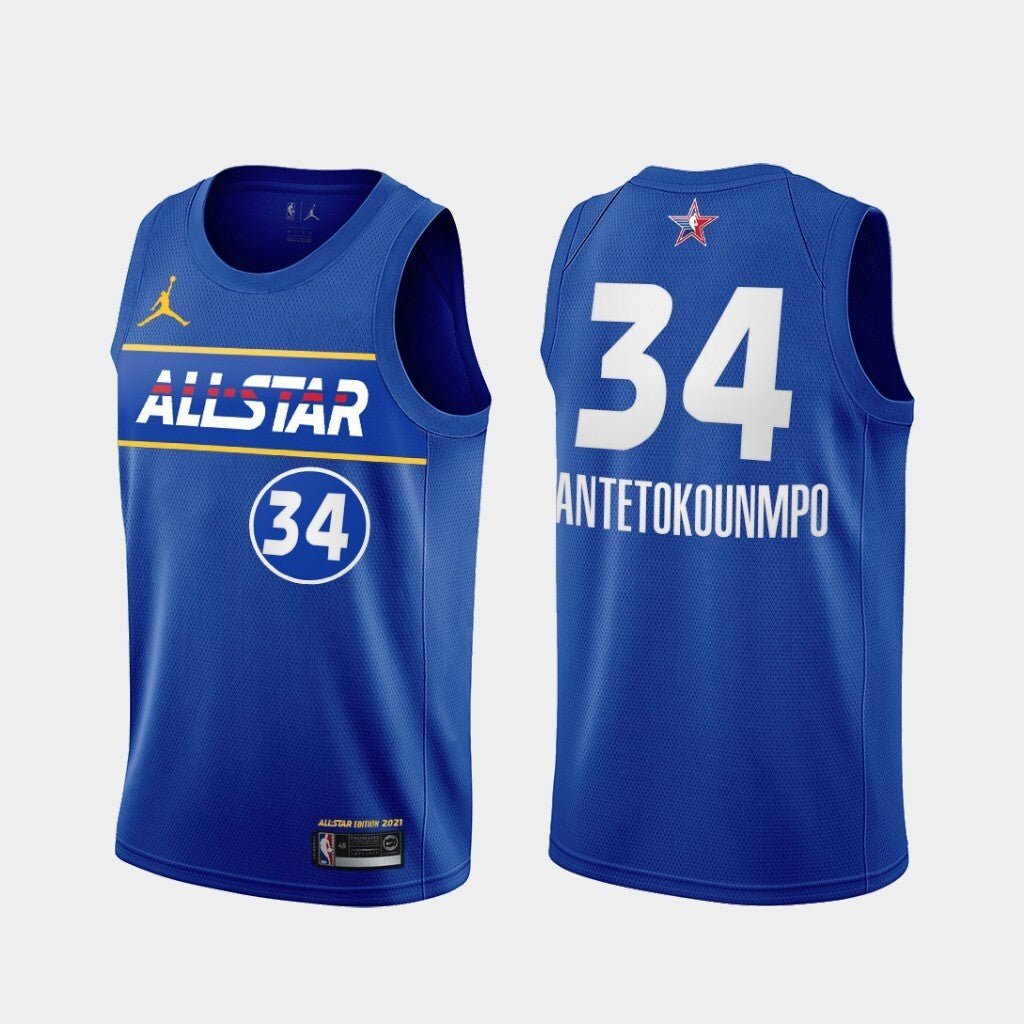 Milwaukee Bucks #34 Giannis Antetokounmpo 2021-all-star-eastern-conference-blue-bucks-jersey.jpg basketball jersey product view 1