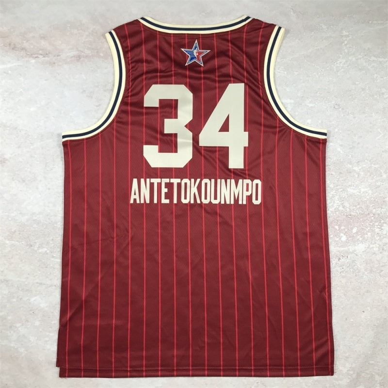 Milwaukee Bucks #34 Giannis Antetokounmpo 2024 NBA All-Star Basketball Jersey basketball jersey product view 1