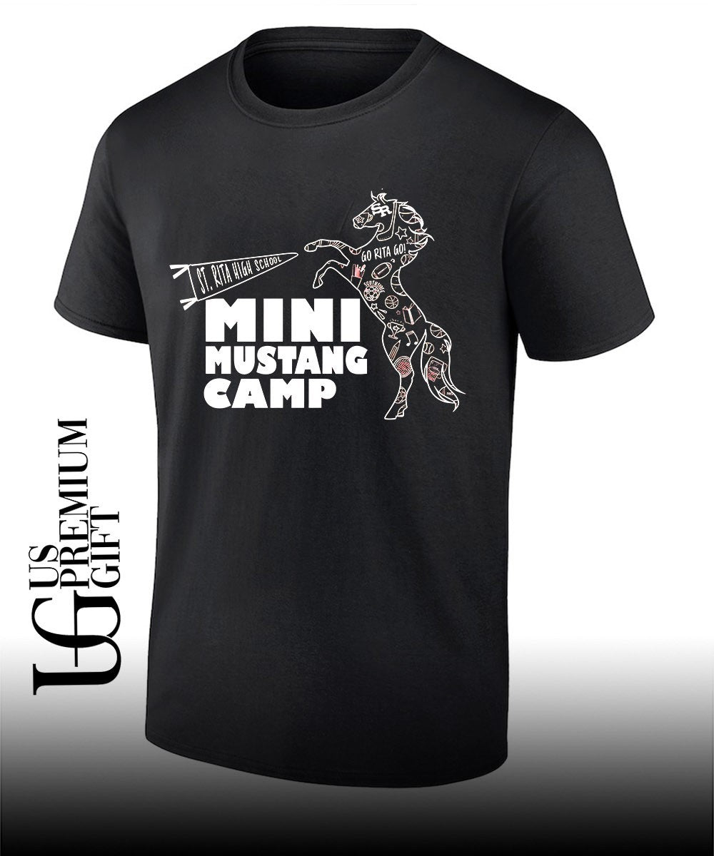 Mini Mustang Camp St. Rita High School shirt Unisex T-shirt, Sweatshirt, Hoodie, Long Sleeve Tee - T-Shirt, Sweatshirt, Hoodie