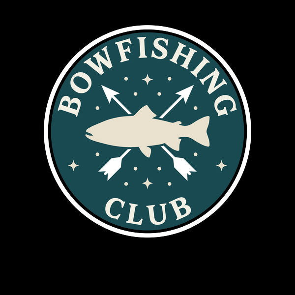 Minimalist Bowfishing Club Badge Unisex T-shirt, Sweatshirt, Hoodie, Long Sleeve Tee - T-Shirt, Sweatshirt, Hoodie