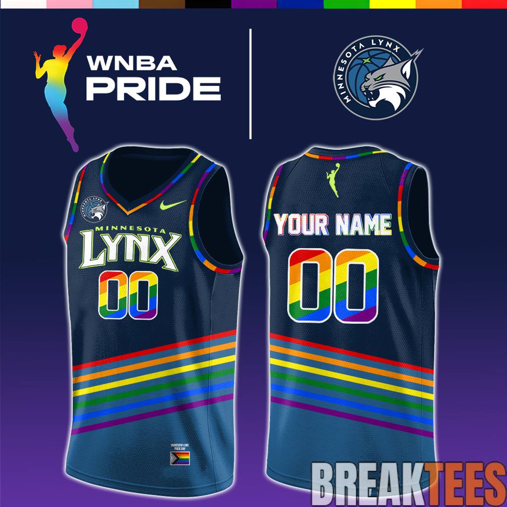 Minnesota Lynx 2026 WNBA x Pride Day Limited Edition Jersey Unisex T-shirt, Sweatshirt, Hoodie, Long Sleeve Tee - T-Shirt, Sweatshirt, Hoodie
