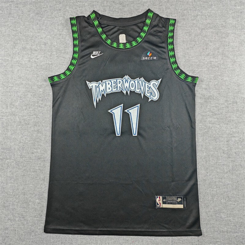 Minnesota Timberwolves #11 Naz Reid 26 Timberwolves Classic Black Style 2 Basketball Jersey basketball jersey product view 1