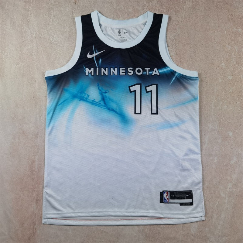 Minnesota Timberwolves #11 Naz Reid Hot Press Timberwolves Style 2 Basketball Jersey basketball jersey product view 1