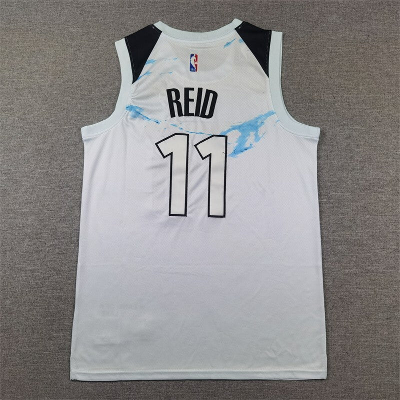 Minnesota Timberwolves #11 Naz Reid Timberwolves 11 White City Edition s-xxl Style 1 Basketball Jersey basketball jersey product view 1