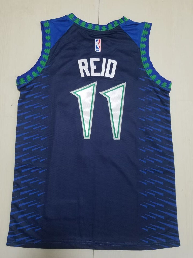 Minnesota Timberwolves #11 Naz Reid Timberwolves 1 Blue City s-xxl Style 1 Basketball Jersey basketball jersey product view 1