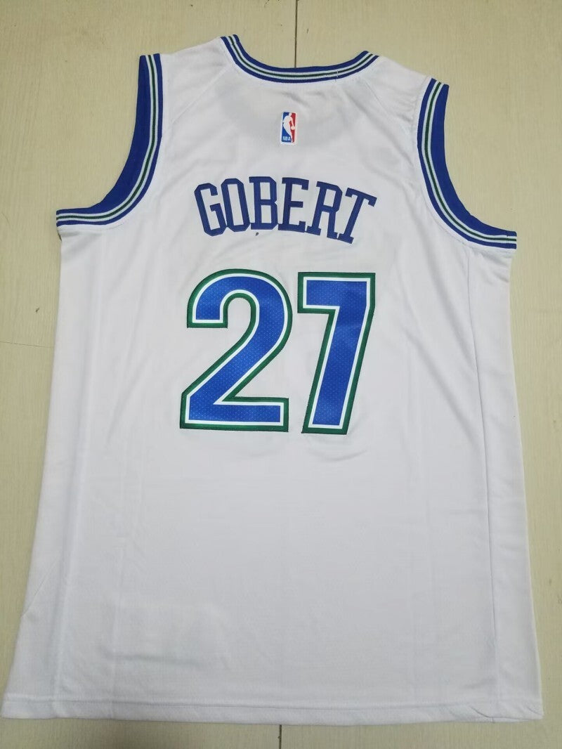 Minnesota Timberwolves #27 Rudy Gobert Timberwolves 27 Classic White s-xxl Style 1 Basketball Jersey basketball jersey product view 1