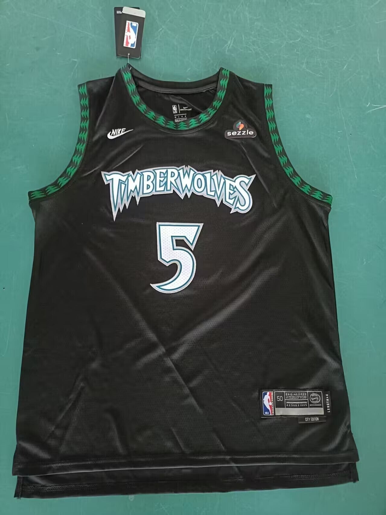 Minnesota Timberwolves #5 Anthony Edwards_1 Basketball Jersey basketball jersey product view 1