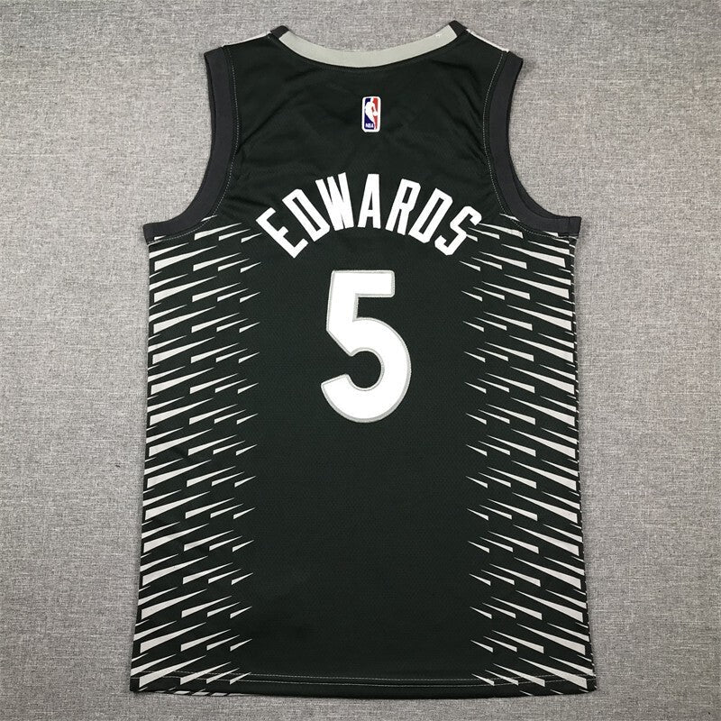 Minnesota Timberwolves #5 Anthony Edwards Timberwolves 5 Gray s-xxl Style 1 Basketball Jersey basketball jersey product view 1