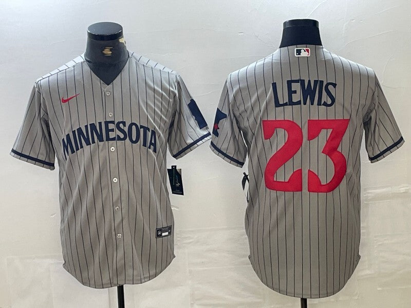 Minnesota Twins #23 Royce Lewis Fan Edition Style 4 Baseball Jersey baseball jersey product view 1