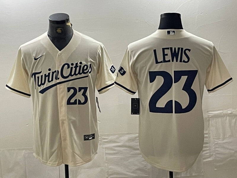 Minnesota Twins #23 Royce Lewis Fan Edition Style 5 Baseball Jersey baseball jersey product view 1