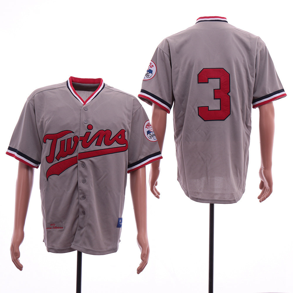 Minnesota Twins #3 Harmon Killebrew Style 2 Baseball Jersey baseball jersey product view 1