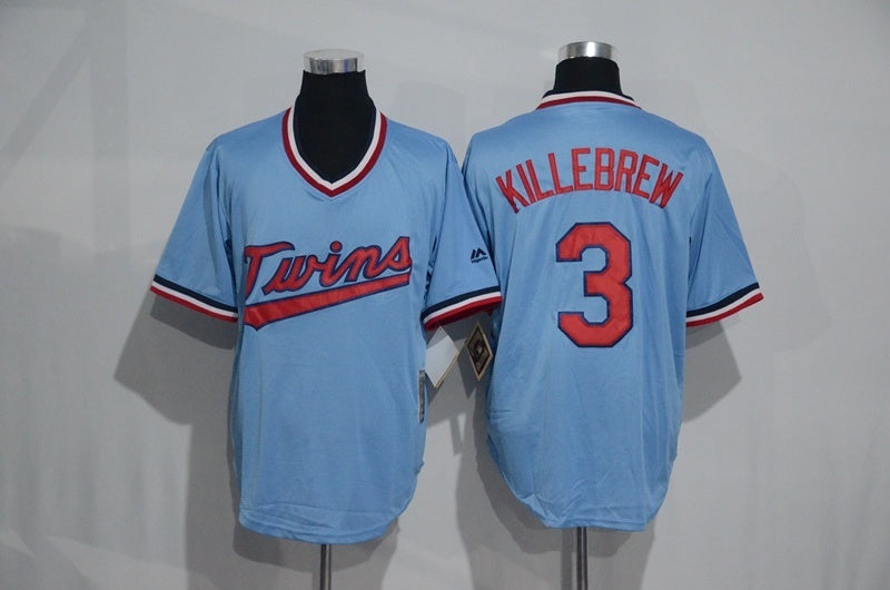 Minnesota Twins #3 Style 5 Baseball Jersey baseball jersey product view 1