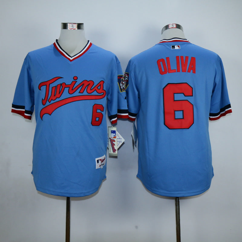 Minnesota Twins #6 Tony Oliva Throwback Jersey Baseball Jersey baseball jersey product view 1