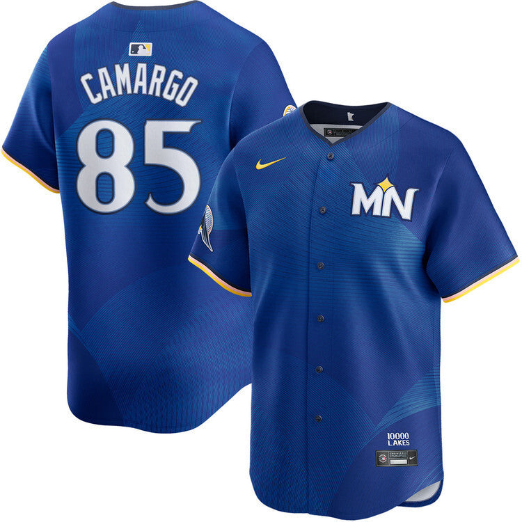 Minnesota Twins #85 Jair Camargo City Connect Limited Jersey Baseball Jersey baseball jersey product view 1
