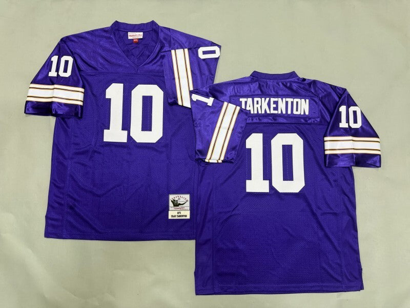 Minnesota Vikings #10 Fran Tarkenton Minnesota Vikings Style 2 Football Jersey football jersey product view 1