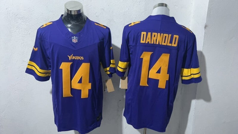 Minnesota Vikings #14 Sam Darnold Style 4 Football Jersey football jersey product view 1