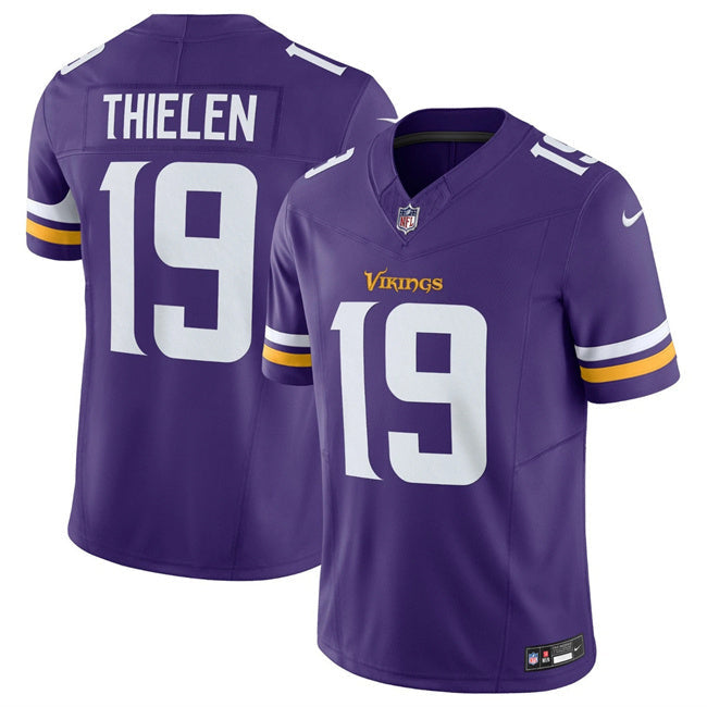Minnesota Vikings #19 Adam Thielen Purple 2024 F.U.S.E. Vapor Untouchable Football Jersey football jersey product view 1
