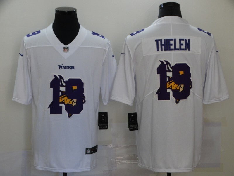 Minnesota Vikings #19 Adam Thielen White Shadow 387 Football Jersey football jersey product view 1