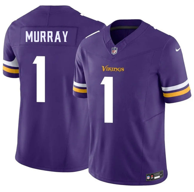 Minnesota Vikings #1 Kyler Murray Purple 2026 F.U.S.E. Vapor Untouchable Limited Football Jersey football jersey product view 1