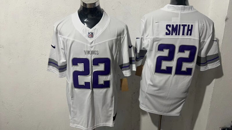 Minnesota Vikings #22 Harrison Smith Football Jersey football jersey product view 1