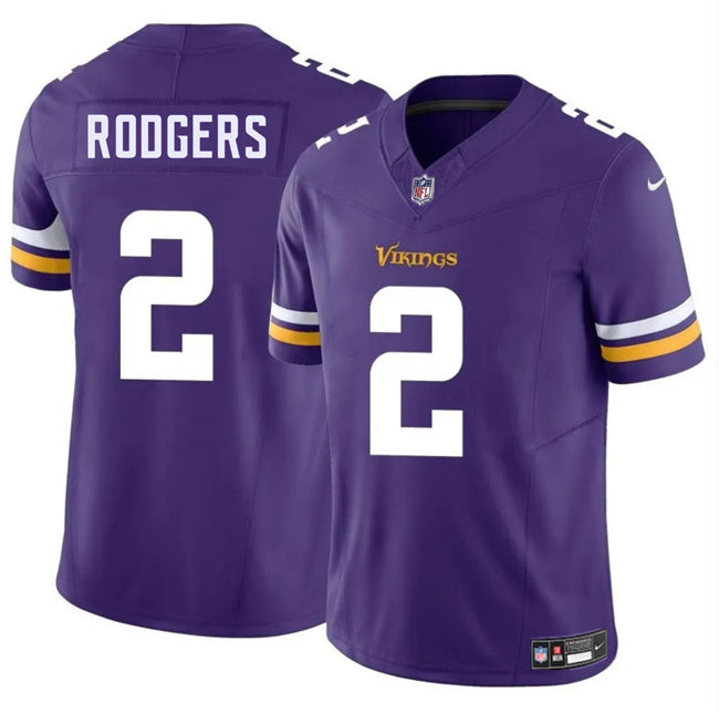 Minnesota Vikings #2 Isaiah Rodgers Purple 2025 F.U.S.E. Vapor Untouchable Football Jersey football jersey product view 1