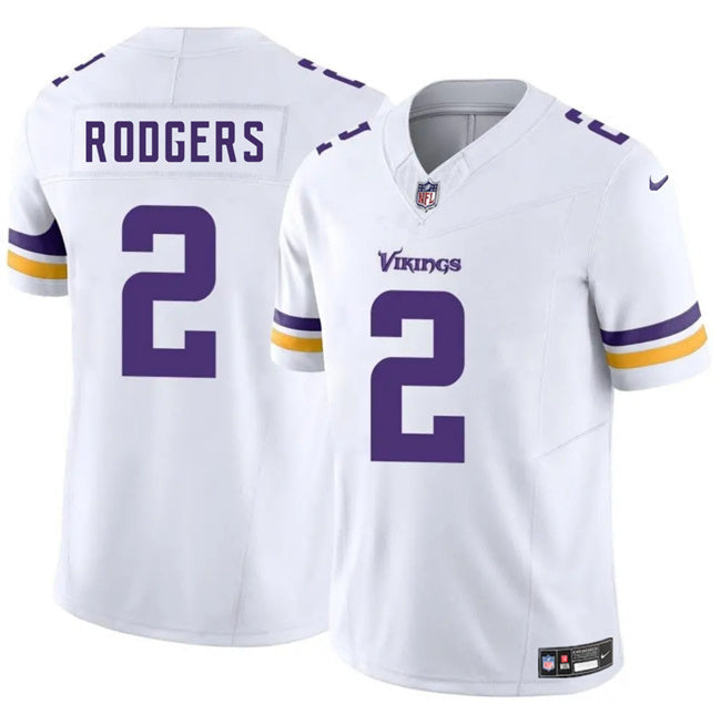 Minnesota Vikings #2 Isaiah Rodgers White 2025 F.U.S.E. Vapor Untouchable Football Jersey football jersey product view 1
