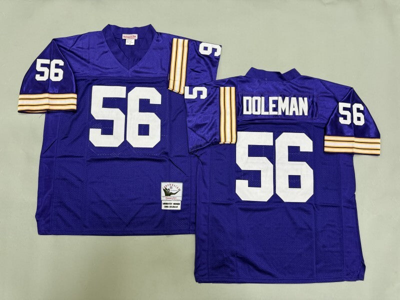 Minnesota Vikings #56 Chris Doleman Minnesota Vikings Style 2 Football Jersey football jersey product view 1