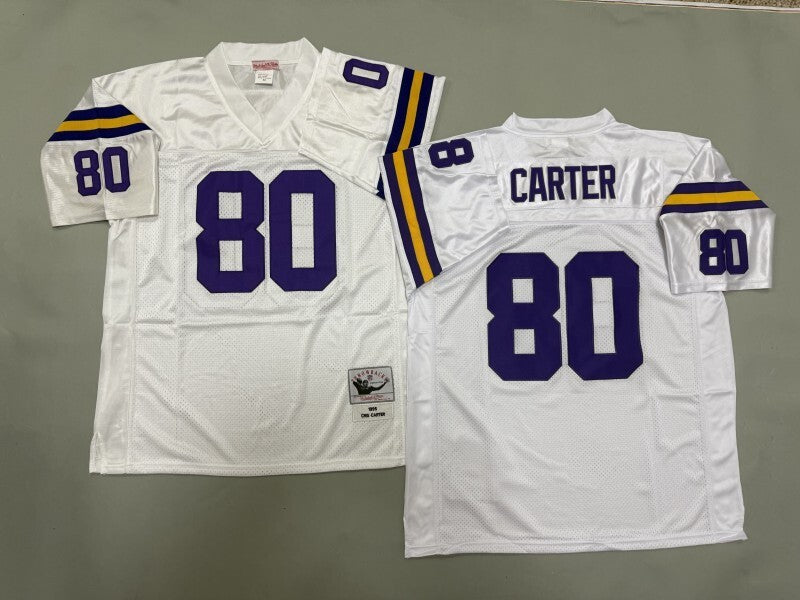 Minnesota Vikings #80 Cris Carter Minnesota Vikings Style 2 Football Jersey football jersey product view 1