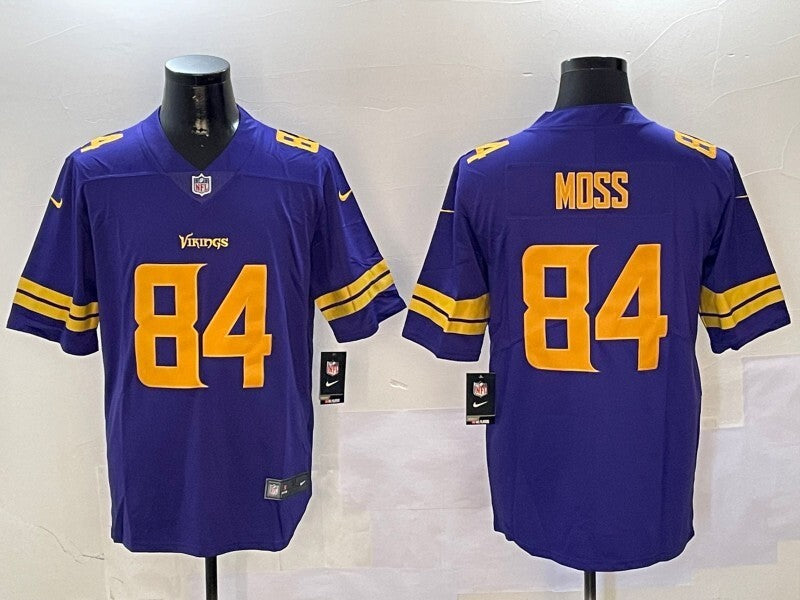 Minnesota Vikings #84 Randy Moss V2 Style 2 Football Jersey football jersey product view 1