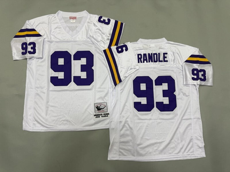 Minnesota Vikings #93 John Randle Minnesota Vikings Style 1 Football Jersey football jersey product view 1