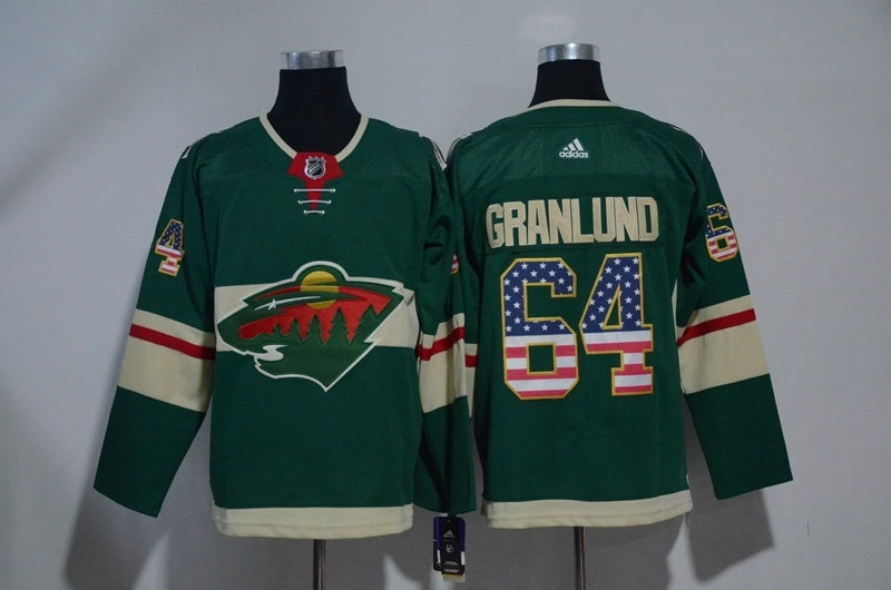 Minnesota Wild Style 5 Hockey Jersey hockey jersey product view 1