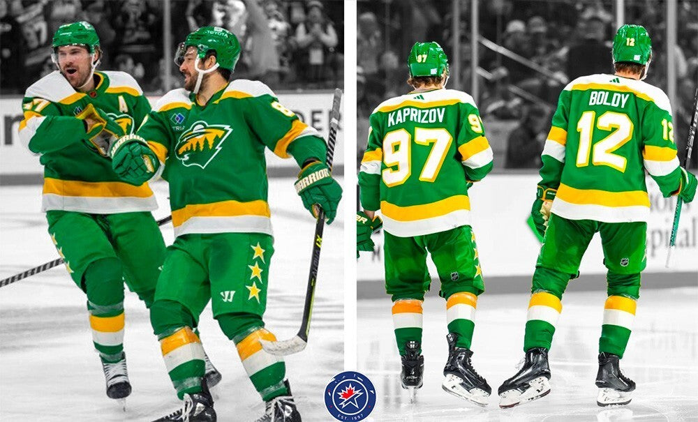 Minnesota Wild Unveil New Green-and-Gold “The 78s” Alternate Uniform (4)_conew1 Hockey Jersey hockey jersey product view 1