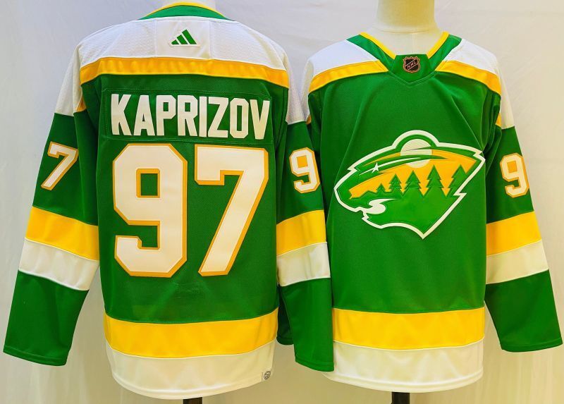 Minnesota Wild #97 Kirill Kaprizov Hockey Jersey hockey jersey product view 1