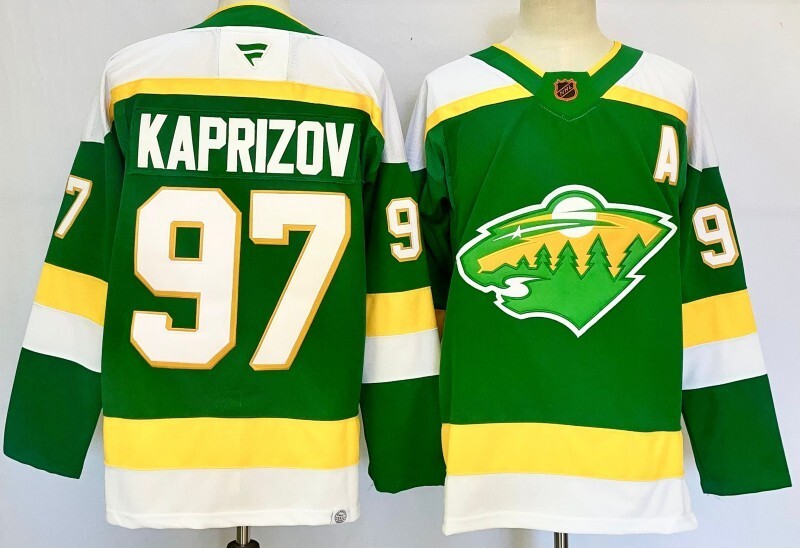 Minnesota Wild #97 Kirill Kaprizov Style 2 Hockey Jersey hockey jersey product view 1