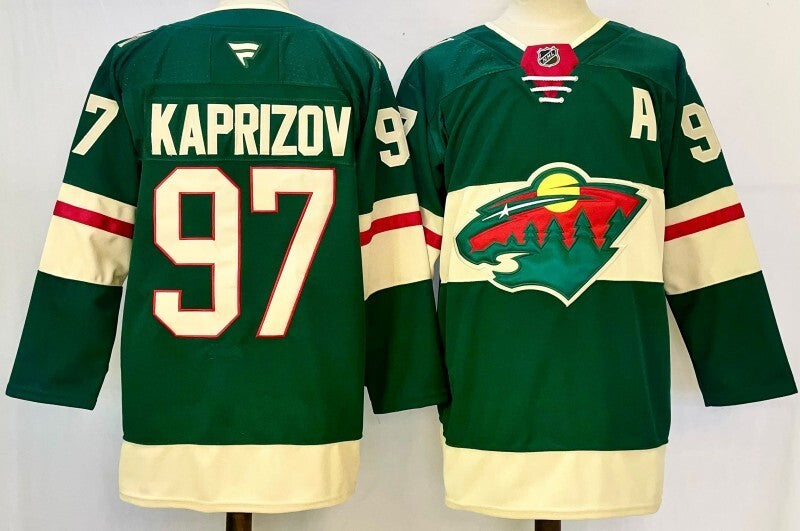 Minnesota Wild #97 Kirill Kaprizov Style 3 Hockey Jersey hockey jersey product view 1