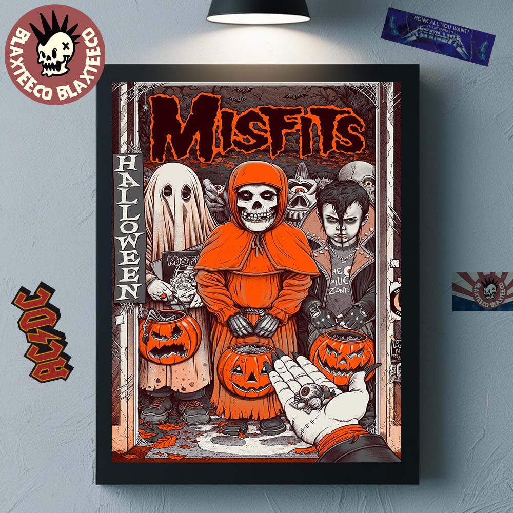 Misfits The Ghouls Night Out Halloween 2025 Exclusive Edition Merch Art By Florian Bertmer Home Decor Poster Canvas - T-Shirt, Sweatshirt, Hoodie