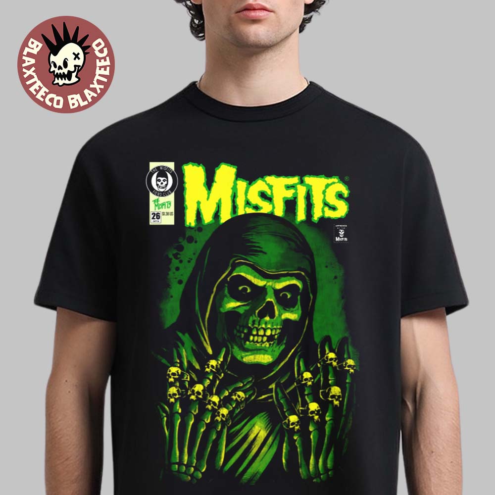 Misfits X Yesterdays WonderCon Anaheim 2026 Exclusives Emerald Hell Crimson Ghost Reaper T-Shirt - T-Shirt, Sweatshirt, Hoodie